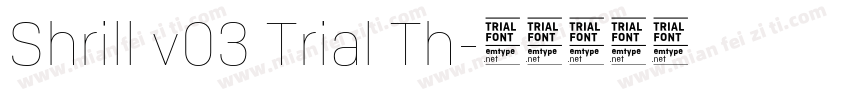 Shrill v03 Trial Th字体转换